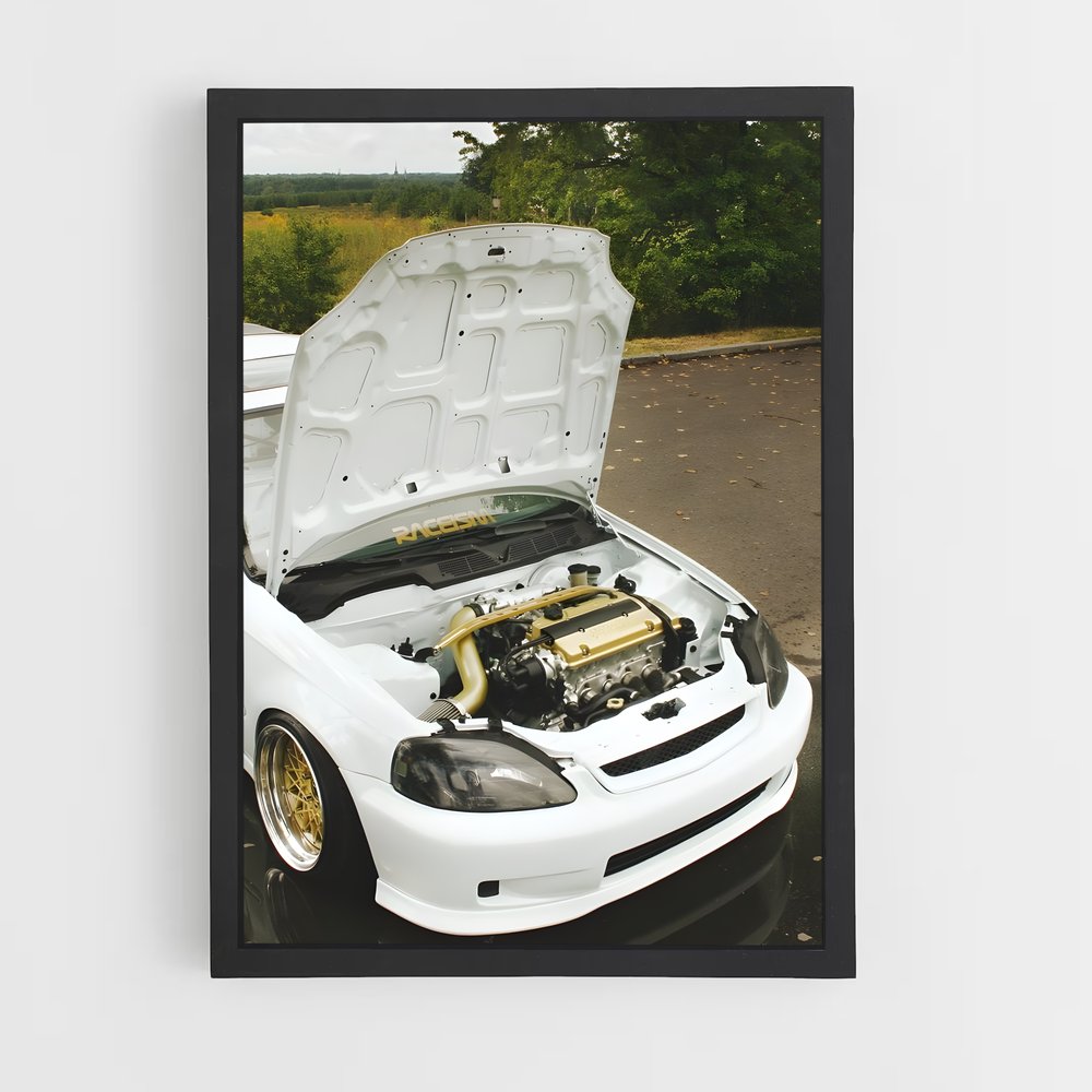 Poster Moteur d'Art – affiche Honda (vue 2)